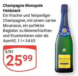 Globus Champagne Monopole Heidsieck Angebot