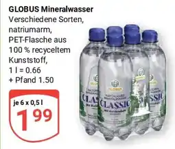 Globus GLOBUS Mineralwasser Classic Angebot