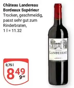 Globus Château Landereau Bordeaux Supérieur Angebot