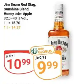 Globus Jim Beam Red Stag Sunshine Blend Angebot