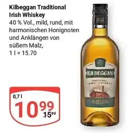 Globus Kilbeggan Traditional Irish Whiskey Angebot