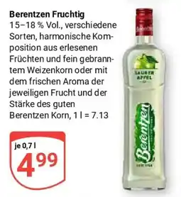 Globus Berentzen Fruchtig Angebot