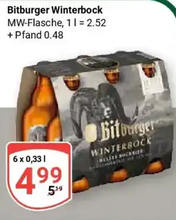 Globus Bitburger Winterbock Angebot