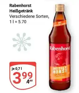 Globus Rabenhorst Heißgetränk Angebot