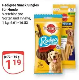 Globus Pedigree Snack Singles Angebot