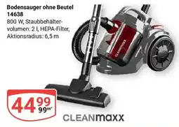 Globus CLEANmaxx Bodensauger ohne Beutel 14638 Angebot