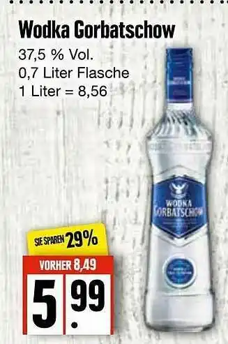 Edeka Frischemarkt Wodka Gorbatschow Angebot