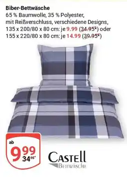 Globus Biber-Bettwäsche CASTELL Angebot
