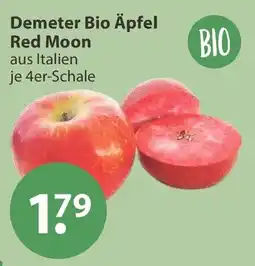 V Markt Demeter Bio Äpfel Red Moon Angebot