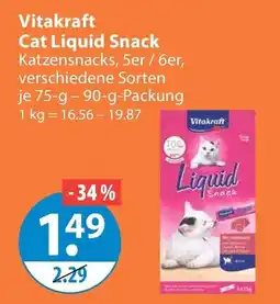 V Markt Vitakraft Cat Liquid Snack Angebot