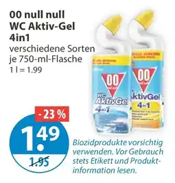 V Markt 00 null null WC Aktiv-Gel 4in1 Angebot
