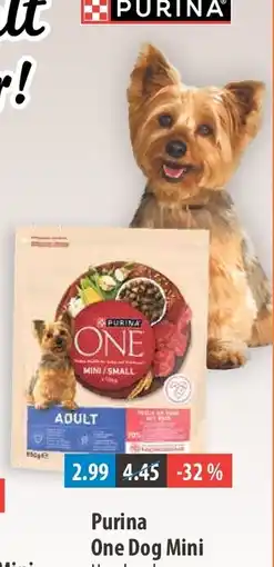 V Markt Purina One Dog Mini Angebot