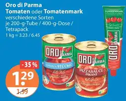 V Markt Oro di Parma Tomaten oder Tomatenmark Angebot