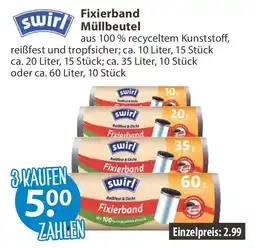 V Markt swirl Fixierband Müllbeutel Angebot