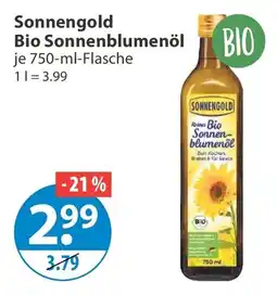 V Markt Sonnengold Bio Sonnenblumenöl Angebot