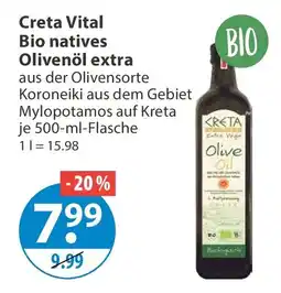 V Markt Creta Vital Bio natives Olivenöl extra Angebot