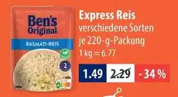 V Markt Ben's Original Basmati-Reis Angebot