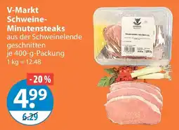 V Markt V-Markt Schweine-Minutensteaks Angebot