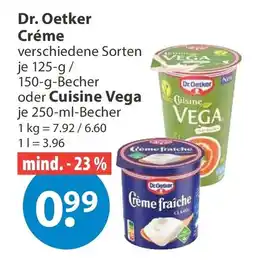 V Markt Dr. Oetker Crème Angebot