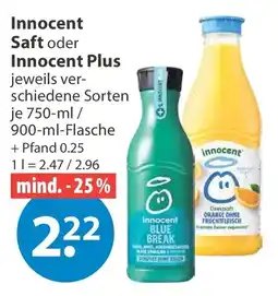 V Markt Innocent Saft oder Innocent Plus Angebot