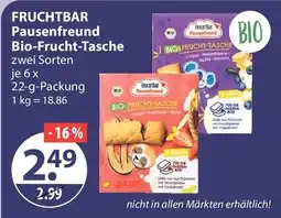 V Markt FRUCHTBAR Pausenfreund Bio-Frucht-Tasche Angebot