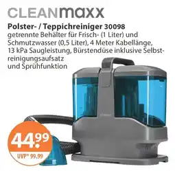 V Markt CLEANmaxx Polster-/Teppichreiniger 30098 Angebot