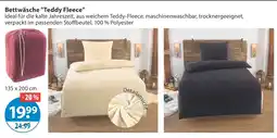 V Markt Bettwäsche "Teddy Fleece" Angebot