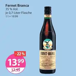 V Markt Fernet Branca Angebot