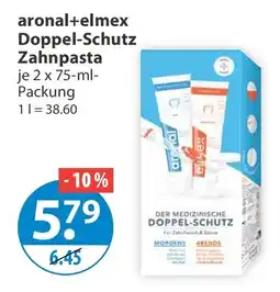 V Markt aronal+elmex Doppelschutz Zahnpasta Angebot