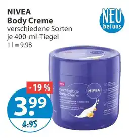 V Markt NIVEA Body Creme Angebot