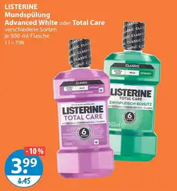 V Markt Listerine Mundspülung Total Care Angebot