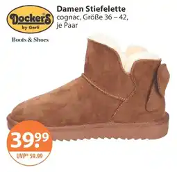 V Markt Damen Stiefelette cognac Angebot