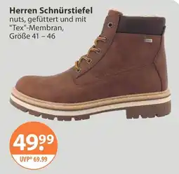 V Markt Herren Schnürstiefel Angebot