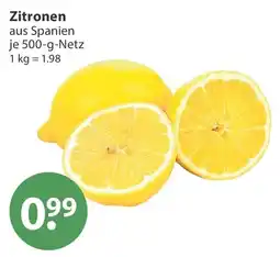 V Markt Zitronen aus Spanien Angebot