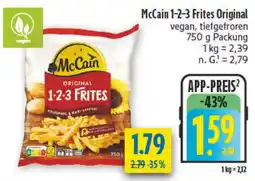 diska McCain 1-2-3 Frites Original vegan Angebot