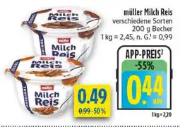 diska müller Milch Reis Angebot