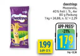 diska Cheestrings Mozzarella Angebot