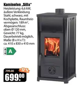 V Baumarkt Kaminofen „Silla“ Angebot