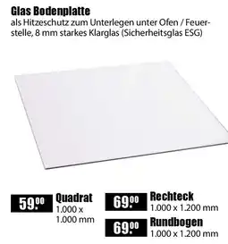 V Baumarkt Glas Bodenplatte Angebot