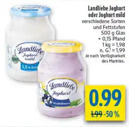 diska Landliebe Joghurt mild Angebot
