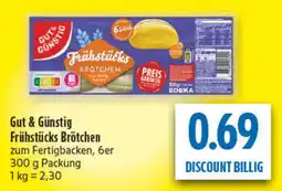 diska Gut & Günstig Frühstücks Brötchen Angebot