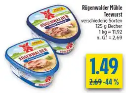 diska Rügenwalder Mühle Teewurst Angebot