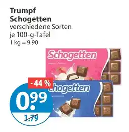 V Markt Trumpf Schogetten Angebot