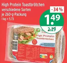 V Markt High Protein Toastbrötchen Angebot