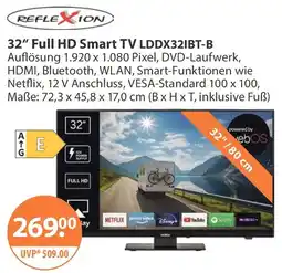V Markt REFLEXION 32" Full HD Smart TV LDDX32IBT-B Angebot