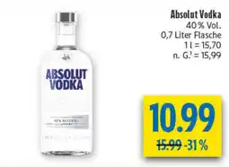 diska Absolut Vodka Angebot