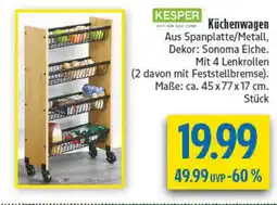 diska KESPER Küchenwagen Angebot