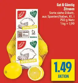diska Gut & Günstig Zitronen Angebot