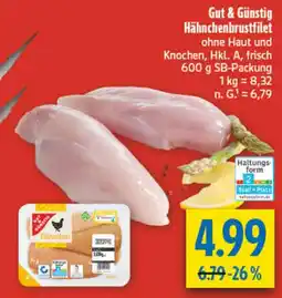 diska Gut & Günstig Hähnchenbrustfilet Angebot
