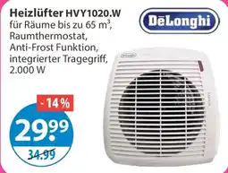 V Markt Heizlüfter HVY1020.W DeLonghi Angebot